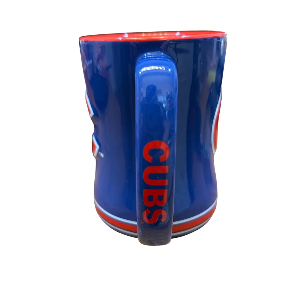 Chicago Cubs MLB Boelter Brands Blue Red Ceramic Mug Dishwasher Microwave Safe - Picture 2 of 4
